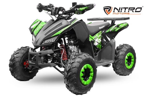 NITRO MOTORS 125cc midi Kinder Quad Rizzo RS7-3G Platin